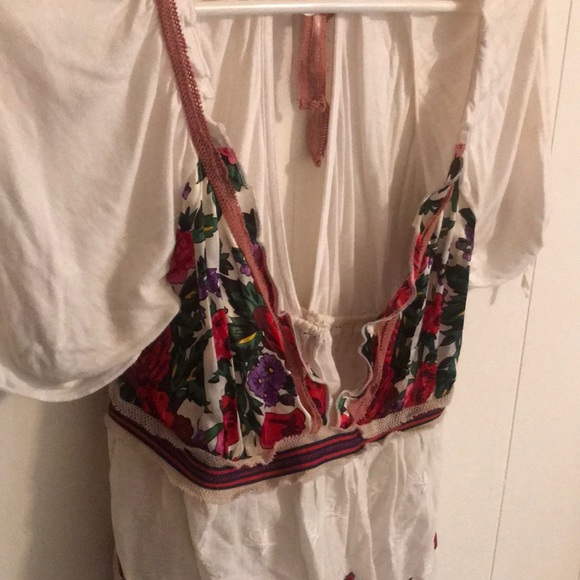 Free people short sleeve tunic top - Picture 2 of 5